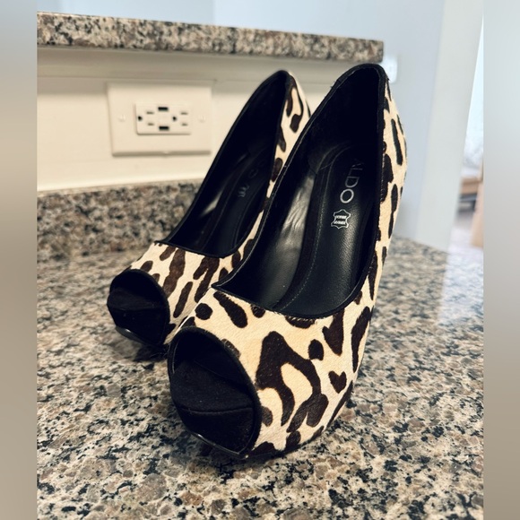 Aldo Leopard Print Platform Heel - Picture 2 of 7